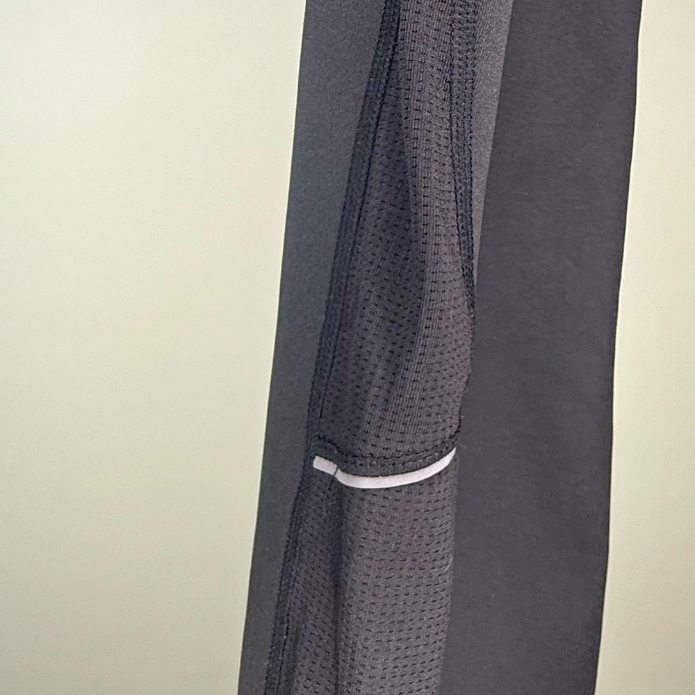 Athleta Black Flare Joggers with Reflective Detail – Size M – NWT - Picture 4 of 8